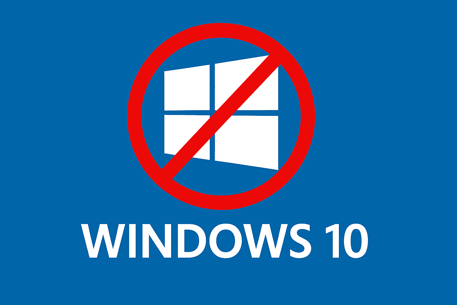 Завершение техподдержки Windows 10