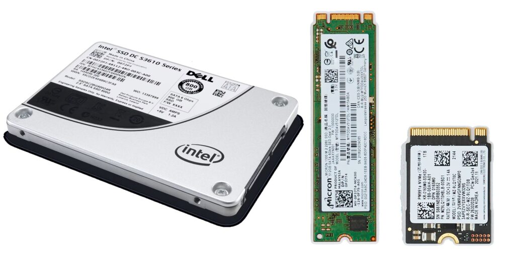 виды SSD SATA